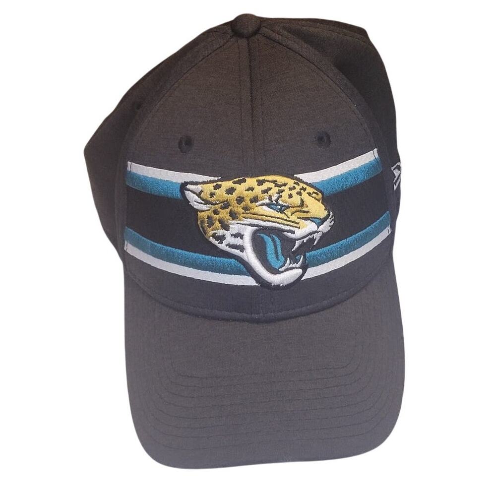 Jacksonville Jaguars New Era NFL Baseball Cap Hat S/M Stretch Fit EUC